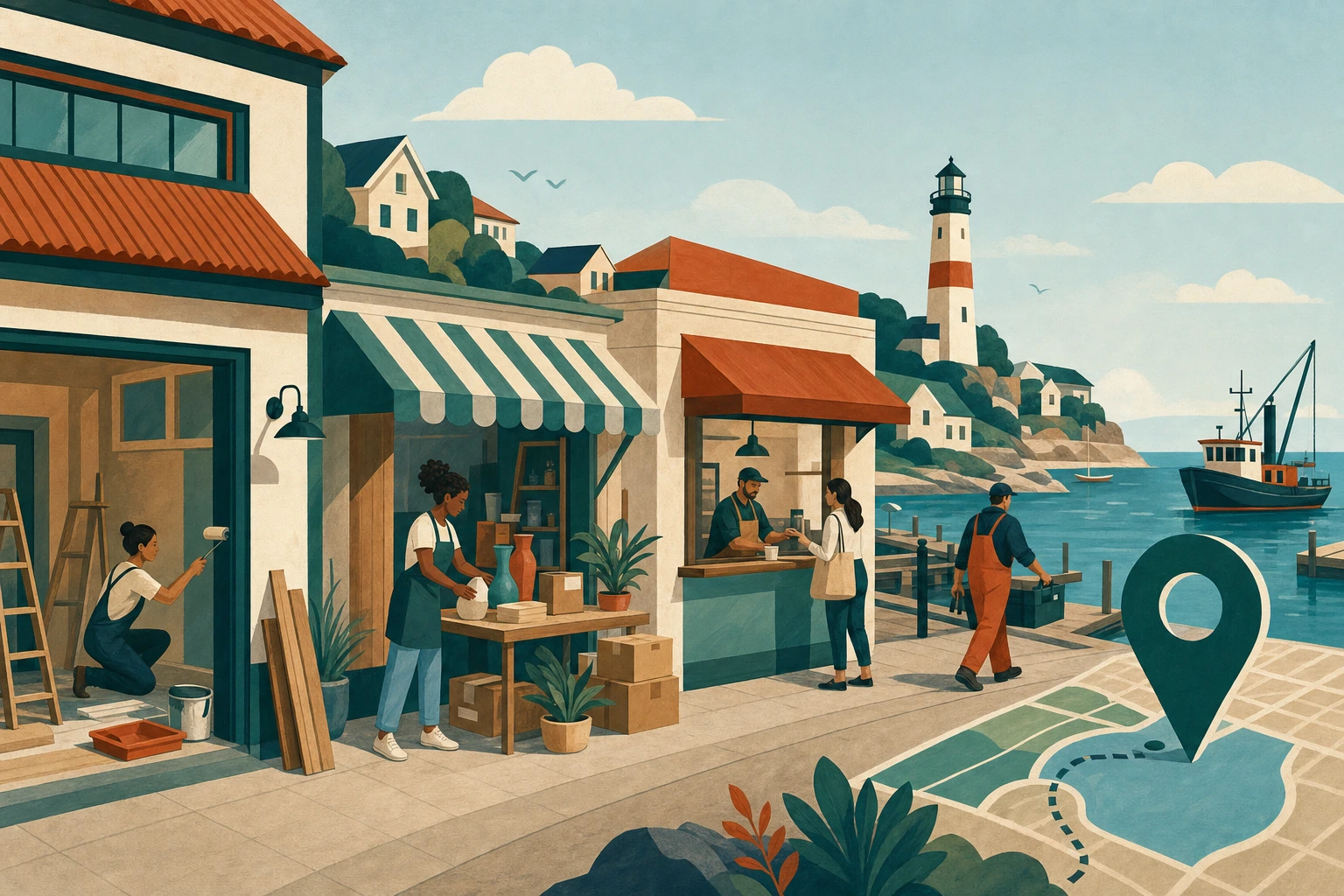 Illustrated Ahoy, Entrepreneurs! start-up grant support